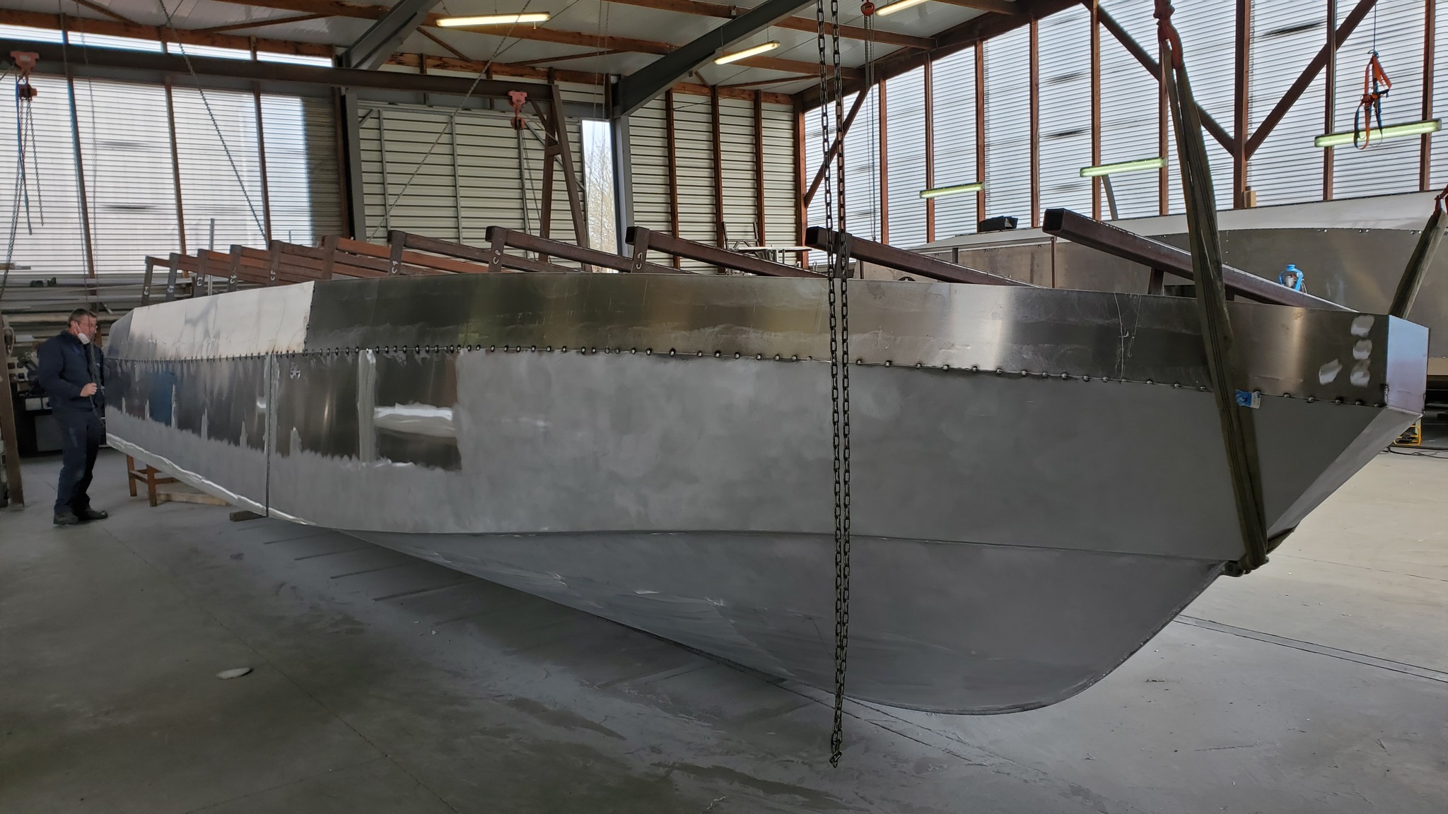 Construction du nouveau bateau 4 pour permis côtier à La Réunion